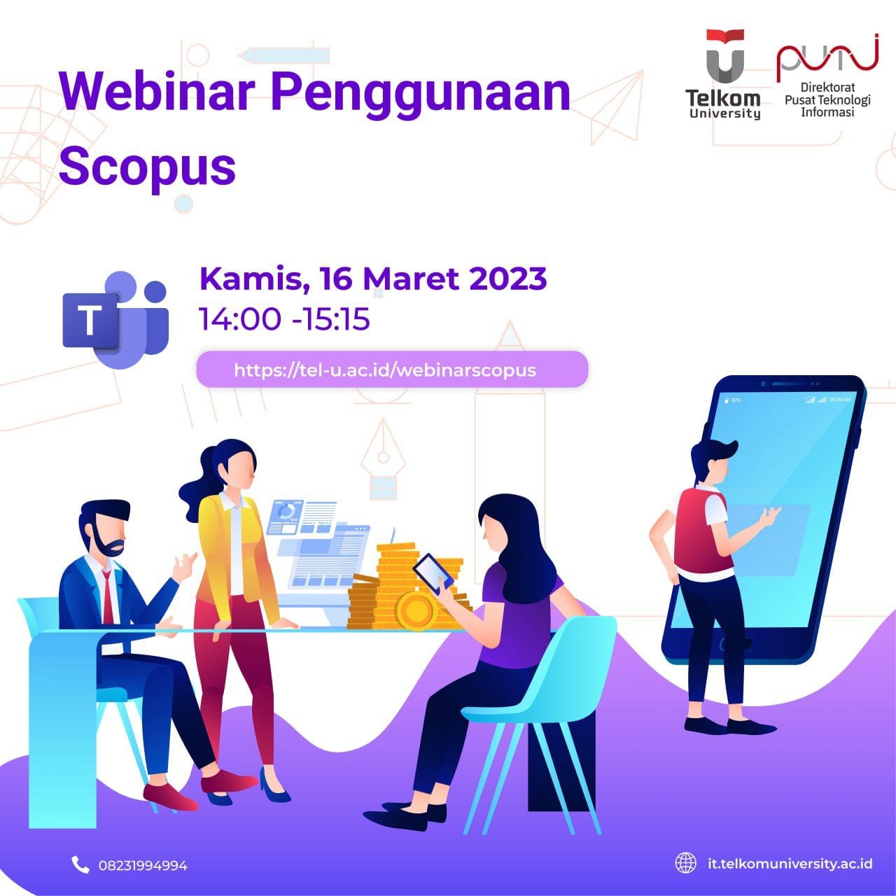 Webinar Penggunaan Scopus Telkom University