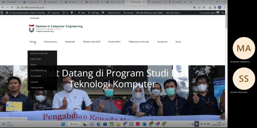 One on One DCE S1 Teknik Komputer Telkom University