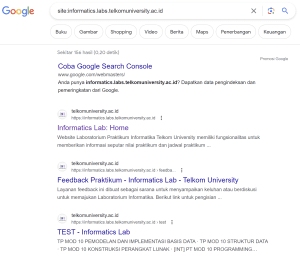 Page Size Informatika Labs Telkom University