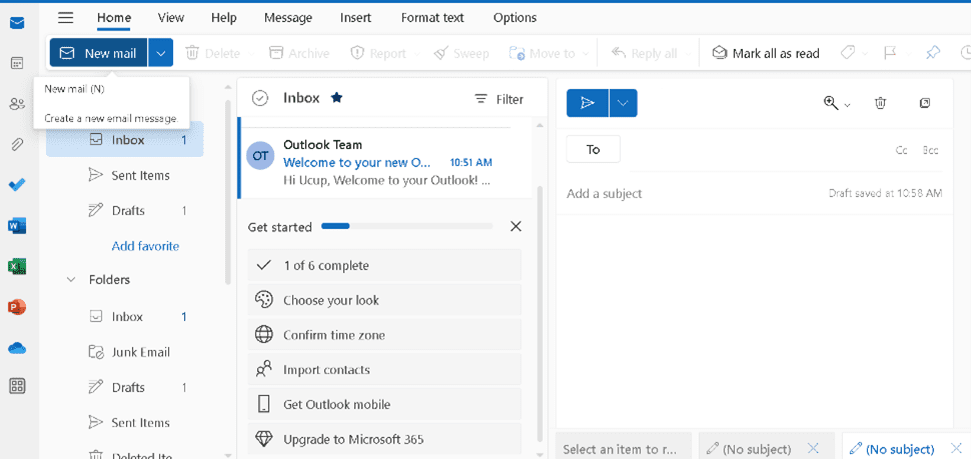 Mengirim Email Outlook