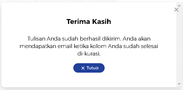 upload artikel berhasil detik