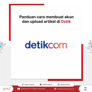Panduan cara membuat akun dan upload artikel di Detik