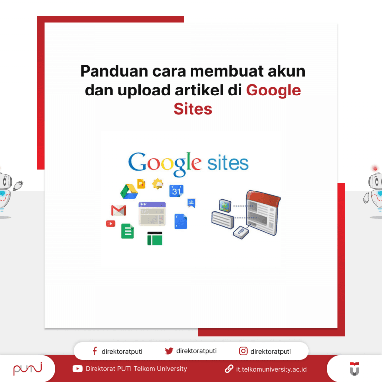 Panduan cara membuat akun dan upload artikel di Google Sites