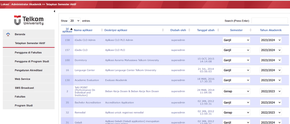 Aplikasi Administrator Akademik