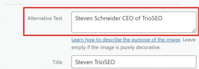 Penggunaan Alt Text pada SEO