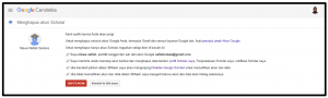 Menghapus Akun Google Scholar