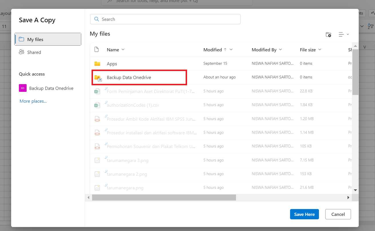 Cara Menyimpan File dari Aplikasi Office ke SharePoint