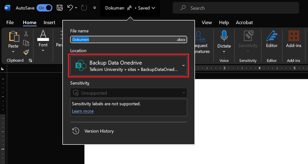 Cara Menyimpan File dari Aplikasi Office ke SharePoint