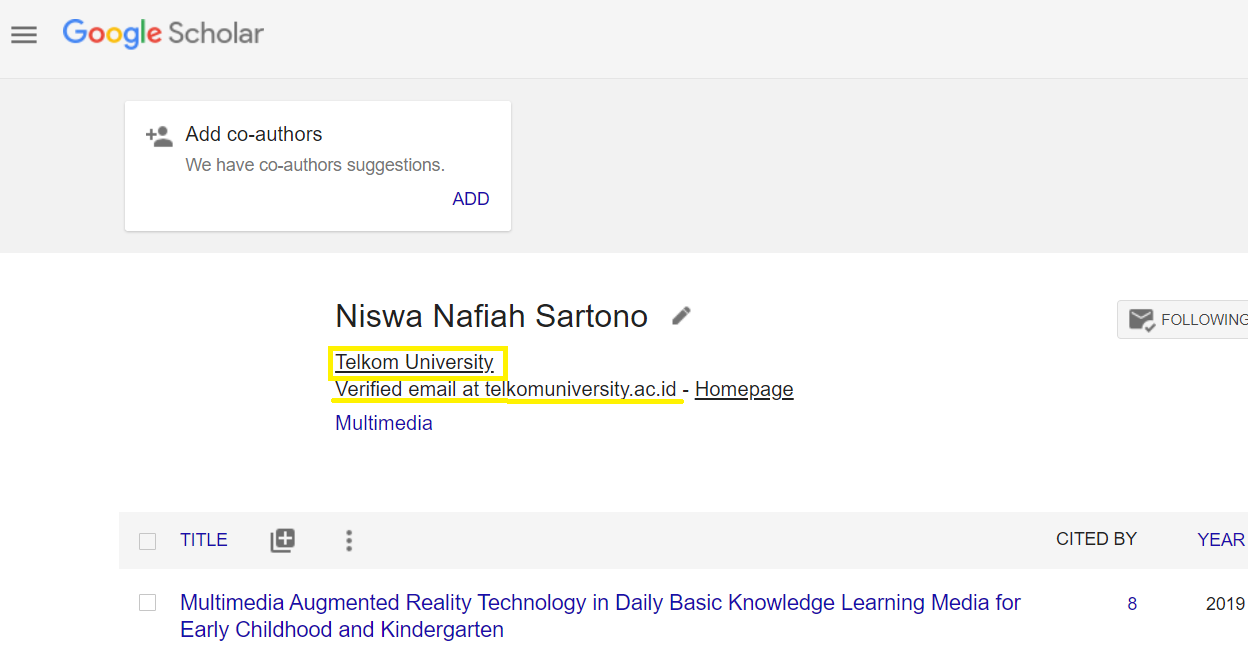 Langkah Langkah Merubah Afiliasi Google Scholar