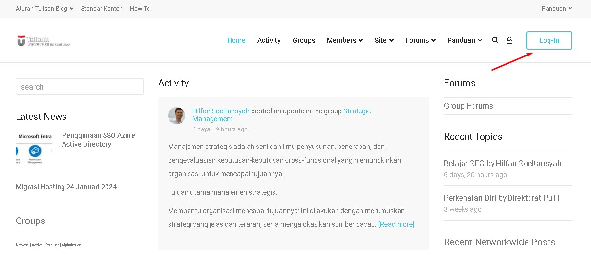 Staff Blog Telkom University