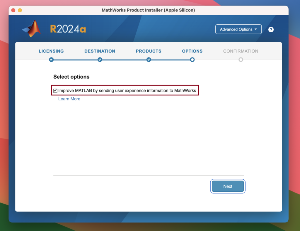 Install Matlab verif matlab 1