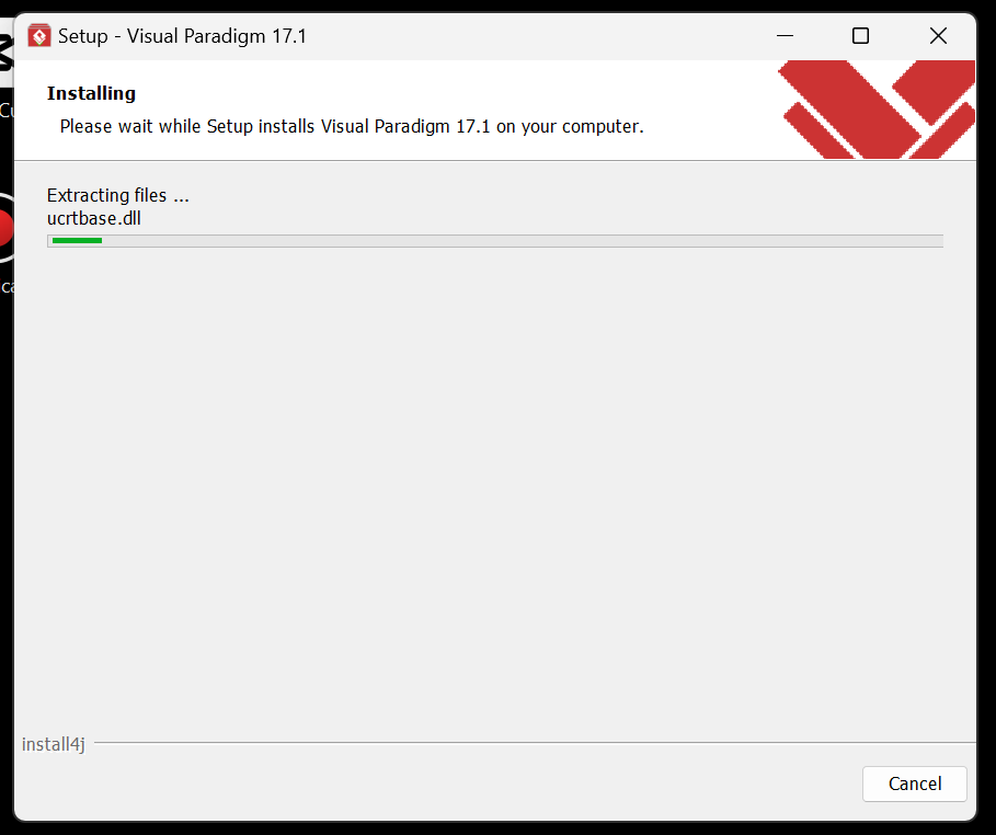 Install Visual Paradigm Proses Setup Install