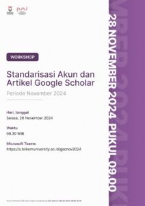 Sosialisasi Google Scholar Telkom University Periode November 2024
