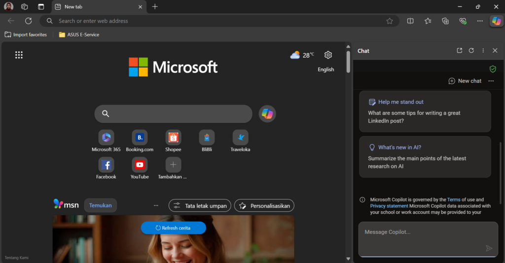 Microsoft Copilot dari BING