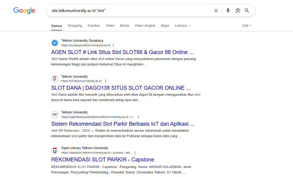Keyword Negatif Terindeks Google
