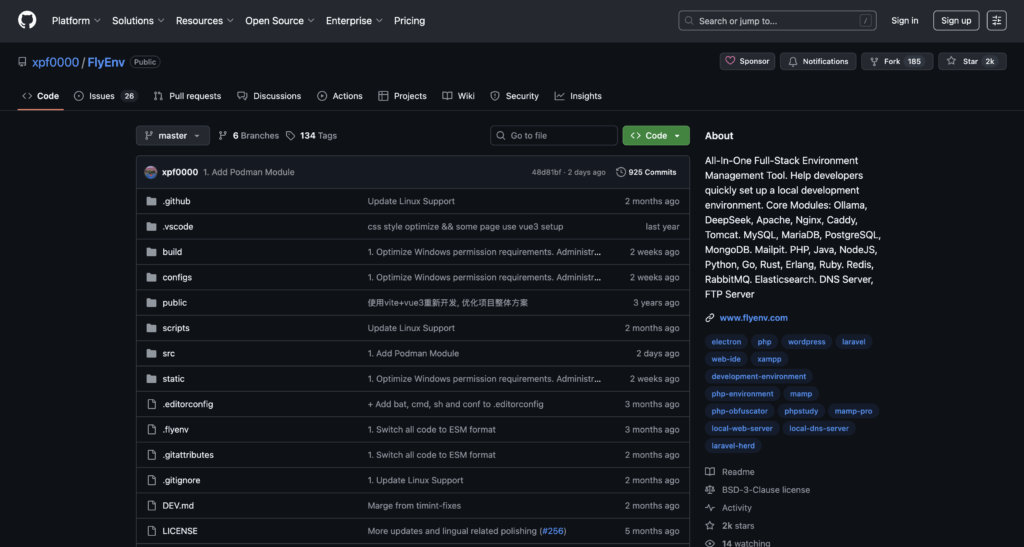 development-flyenv