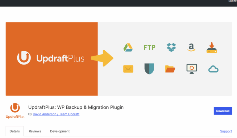 Cara Backup Website Menggunakan Plugin UpdraftPlus