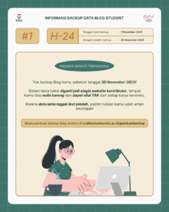 Informasi Backup Data Blog Student