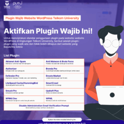 Plugin Wajib WordPress Telkom University