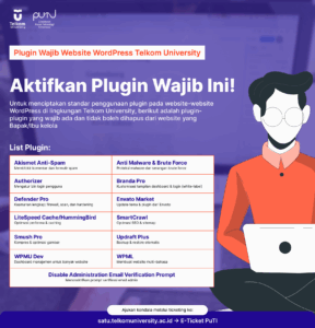 Plugin Wajib WordPress Telkom University