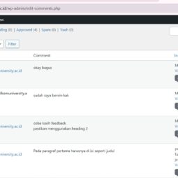 Untuk Melihat Apakah Atikel ada Revisi