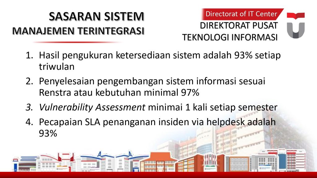 Sasaran & Kebijakan layanan TI 2026