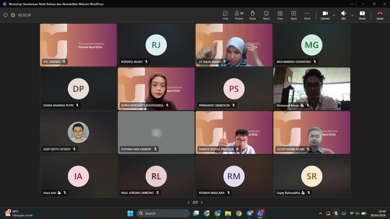 Workshop Standarisasi Multi-Bahasa & Aksesibilitas Website 