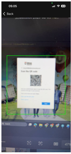 14 Scan barcode MFA