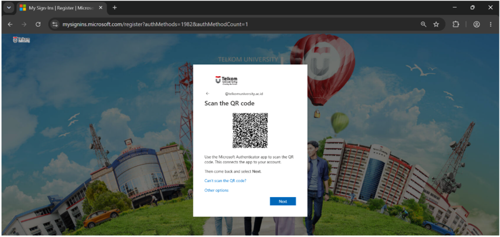 8 Scan barcode MFA