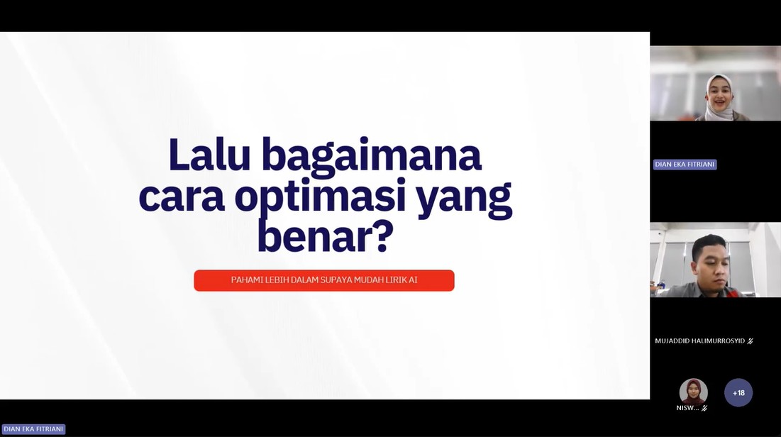 Workshop Optimasi Konten Website di Era AI