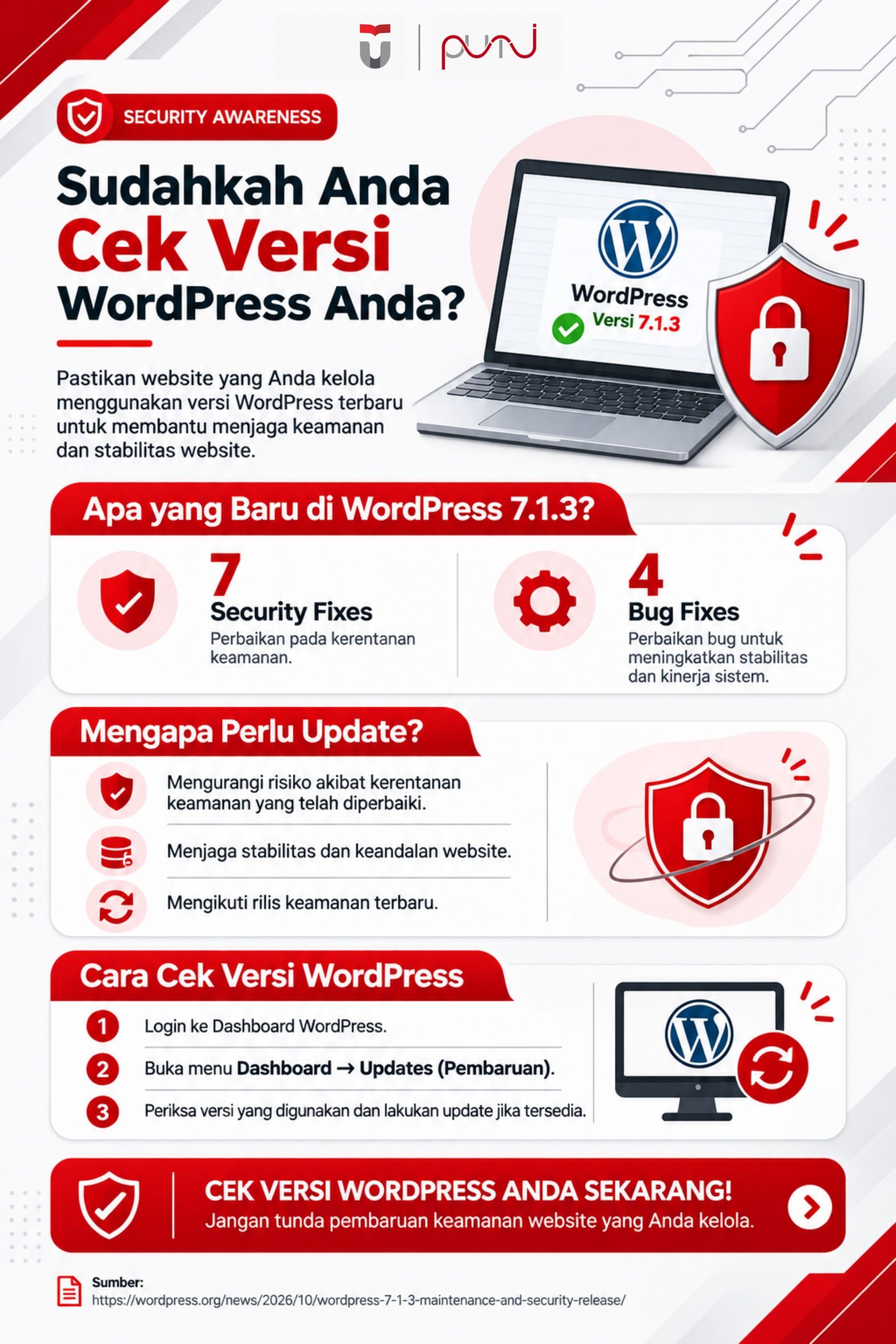 Wordpress versi 7.1.3